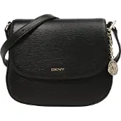 DKNY Bryant Saddle Bag Blk/gold Size: OS | Shoulder Bags Outlet | Dames | Zwart
