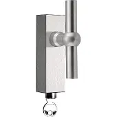 Formani FERROVIA FVT100-DKLOCK draaikiepgarnituur afsluitbaar - mat RVS