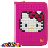 PIXIE CREW Etui Met Pixels Hello Kitty 19 Cm Roze