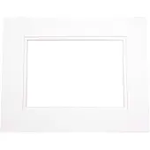 Packlinq Passepartout Dubbeldik Wit/wit 50.8x61cm Met 39.7x49.9cm Venster (10 Stuks)