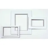 Packlinq Passepartout Dubbeldik Wit/zwart 40.6x50.8cm Met 19x29cm Venster (10 Stuks)