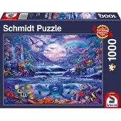 Schmidt Oase in maneschijn (Steve Sundram) - Puzzel (1000)