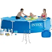 Intex Framezwembad, rond - 305x76 cm - 4-delig, model S22454