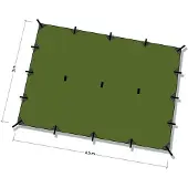 DD Hammocks Tarp XL - Coyote bruin