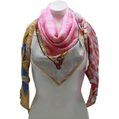 P-Modekontor Driehoek Sjaal Dames Sjaal Multicolor