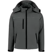 Bestex Softshell jas basic met capuchon XL / Grijs