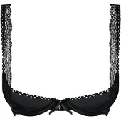Obsessive - Miamor Half-Bra Zwart S/M