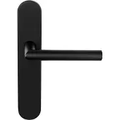 Formani Basics LB2-19P13SFC deurkruk geveerd op schild blind - mat zwart