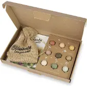 Blossombs Geschenkdoos groot (met 9 zaadbommetjes & bewaarzakje)