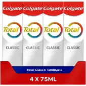 Colgate 4x Colgate Total Tandpasta Original 75 Ml