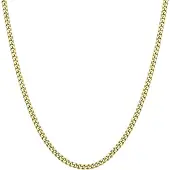 Lucardi Unisex Ketting gourmet schakel - Echt Zilver - Ketting - Cadeau - 60 cm - Goudkleurig