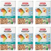 Beaphar 6x XtraVital Grote Parkiet - vogelvoer - 500g