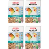 Beaphar 4x XtraVital Grote Parkiet - vogelvoer - 1kg