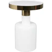 Zuiver Glam bijzettafel ijzer/metaal/staal Ø36x51 cm