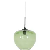 Light & Living Hanglamp Ø30x25 cm MAYSON glas groen-mat zwart