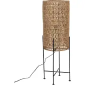 Dutchbone Vloerlamp Kari rotan | natuurlijke vezel naturel 30x30x95 cm vloerlampen | NADUVI