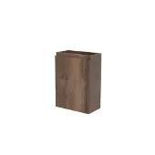 Linie Lado zwevende toiletmeubelkast 40 x 22 cm bruine eik