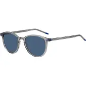 HUGO BOSS Hugo van Round Mens Gray Blue Avio HG 1169/S