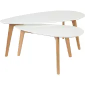 White Label Bijzettafel Drop (2-Delig)