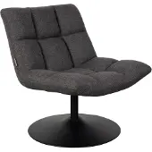 Dutchbone Loungestoel Bar Dark Grey