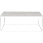 Zuiver Glazed Salontafel wit