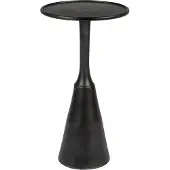 White Label Bijzettafel Noah Antique Black