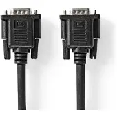 Nedis VGA-kabel | VGA male - VGA female | 3,0 m | Zwart Nedis