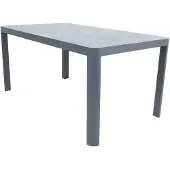 Lesli Living Tafel Buiten Tuin Castilla 2.0 Negro 160x90cm