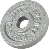 Gorilla Sports Halterschijf 1,25 kg Gietijzer