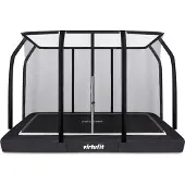 VirtuFit Premium Inground Trampoline met Veiligheidsnet - Zwart - 183 x 274 cm