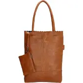 Beagles Shopper met Etui Cognac