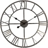 Clayre & Eef Klok Ø 60x4 Cm / 1xaa 5kl0138g