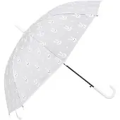 Clayre & Eef Paraplu Kind Ø 90x55 Cm Wit/zwart