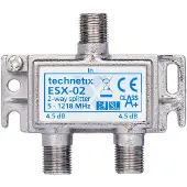 Enzo Technetics ESX-02 - tweeweg verdeler F-connector - 2074030