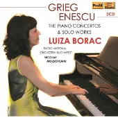 OUTHERE Luiza Borac, Radio National Orchestra Bucharest - Grieg & Enescu: The Piano Concertos & Solo Works (2 CD)