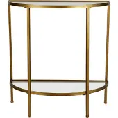 Woood Goddess Sidetable - Metaal - Antique Brass - 75x37x75