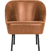 Woood Vogue Fauteuil - Leer - Cognac - 69x57x70