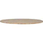 Woood Tablo Tafelblad Rond - Eiken - Onbehandeld - 2,4x120x120