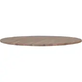 Woood Tablo Tafelblad Rond - Eiken - Grijze Olie - 2,4x120x120