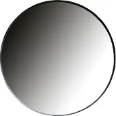 Woood Doutzen Spiegel - Metaal - Zwart - 115x115x5