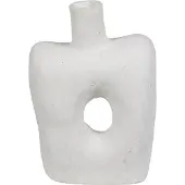 Bepurehome Cubist Deco Papier Mache Off White