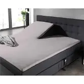 Dreamhouse Splittopper hoeslaken - katoen - grijs - 160x210 cm