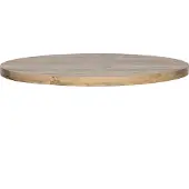 Woood Tablo Tafelblad Rond - Mango - White Wash - 120x120