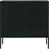 Woood Adam Ladekast - Grenen - Zwart - 93x94x52