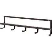 Woood Quinn Kapstok 5 Haken - Metaal - Zwart - 13x50x6,5