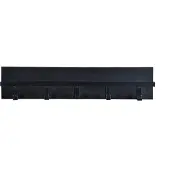 Brix kapstok ethan black mangohout / gecoat staal