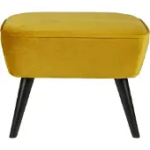 Woood Sara Hocker Op Poten - Velvet - Oker - 56x41x36