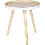 Woood Sasha Bijzettafel - MDF - Naturel - 41x41x40.5