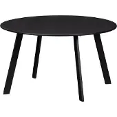 Woood Fer Bijzettafel Tuin - Metaal - Zwart - 40xØ70
