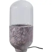 WOOOD Exclusive Asel Tafellamp Marmer Glas Grijs Bruin